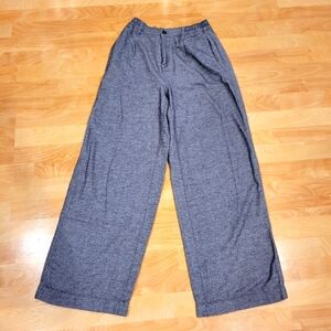 Aerie Wide Leg Pants Gray Size Small New